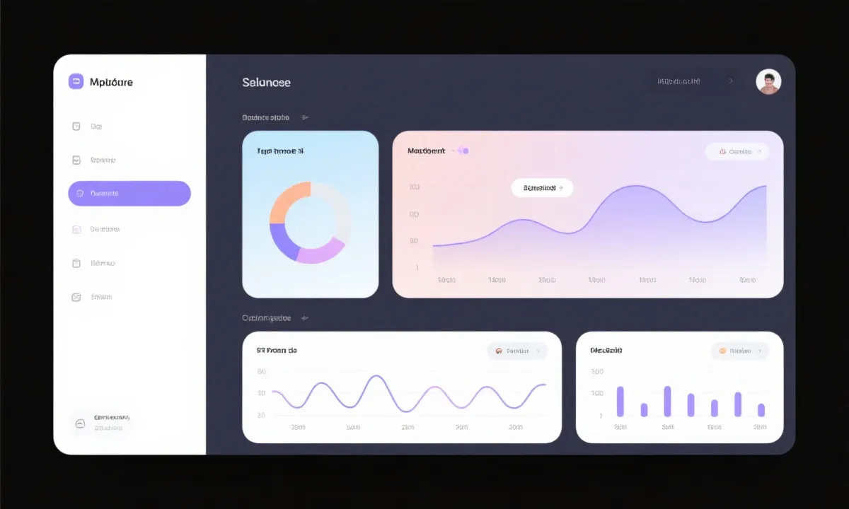 数据看板示意图
